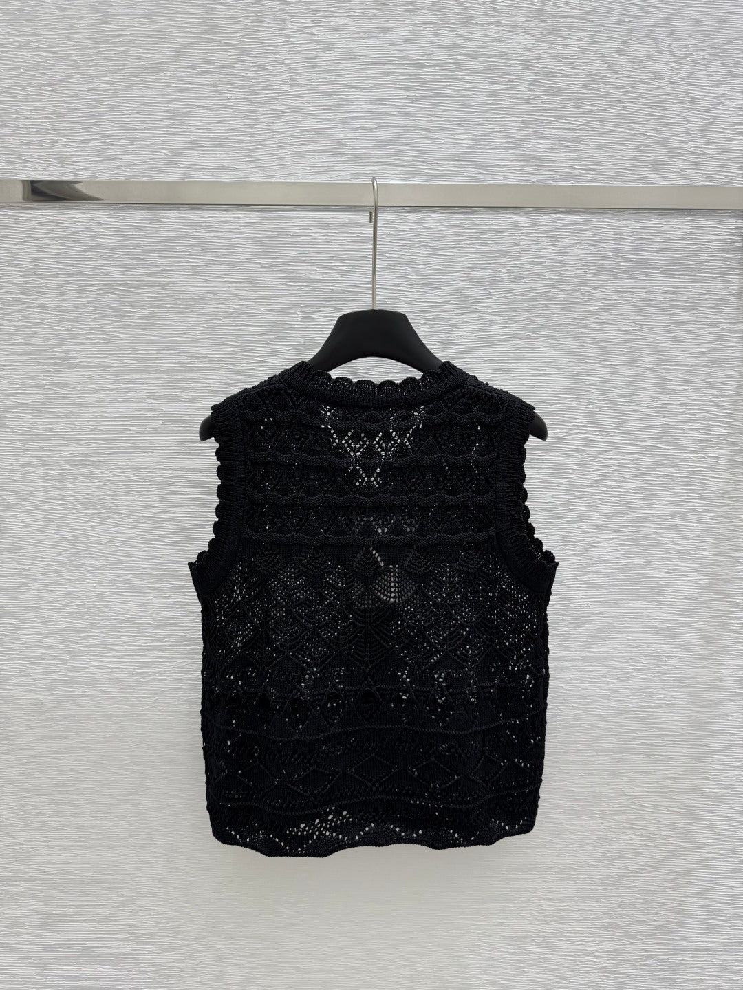 25ss Cardigan hollow knitted vest
