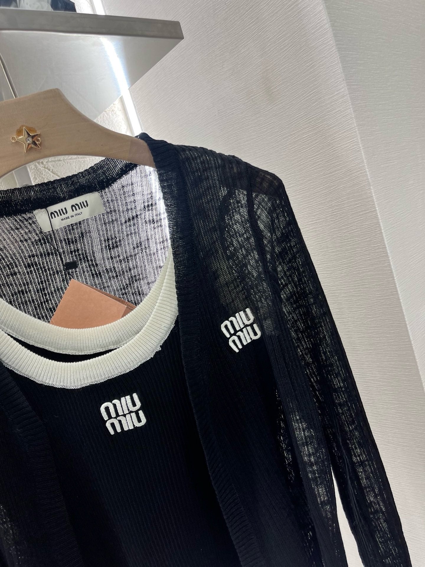 25SS  New Arrival Suspenders with Knitted Long Sleeves