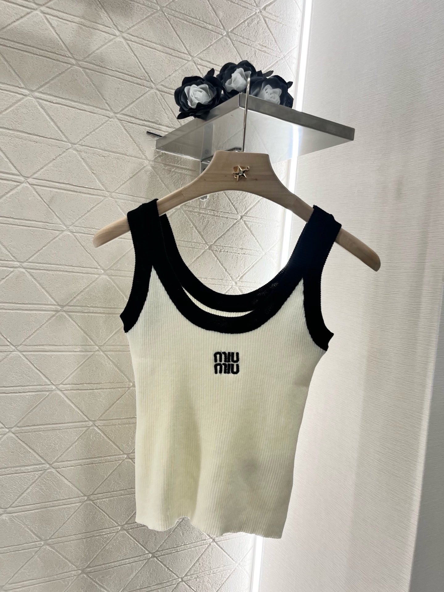 25SS New Arrival Suspenders with Knitted Long Sleeves
