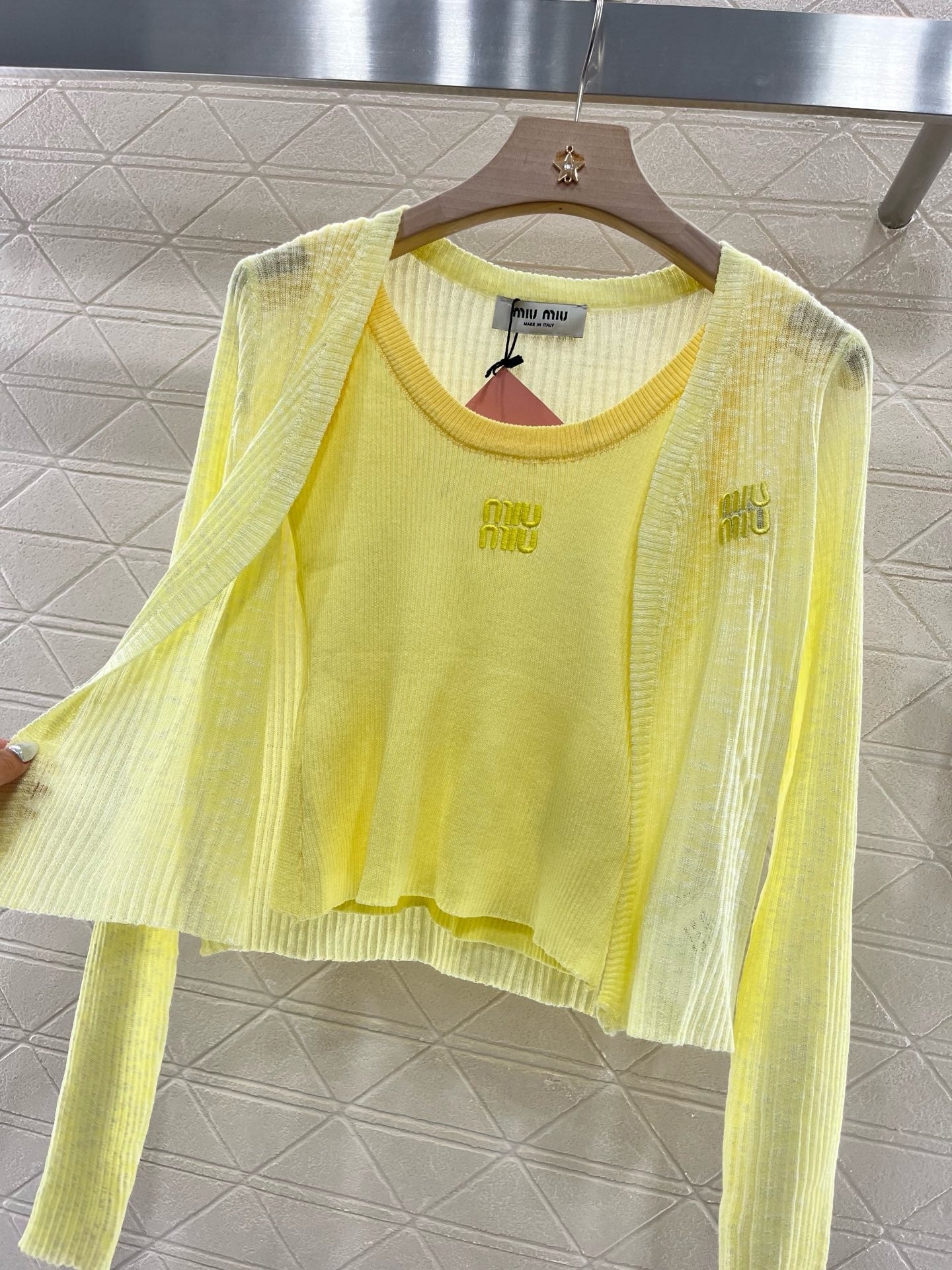 25SS  New Arrival Suspenders with Knitted Long Sleeves