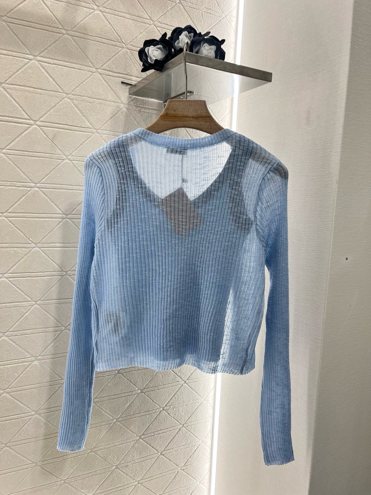 25SS New Arrival Suspenders with Knitted Long Sleeves