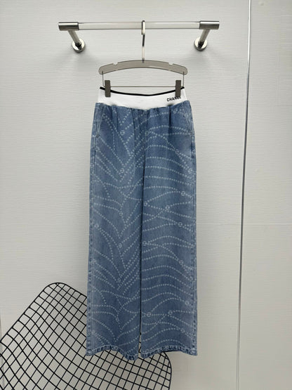 25SS Tencel denim straight leg pants