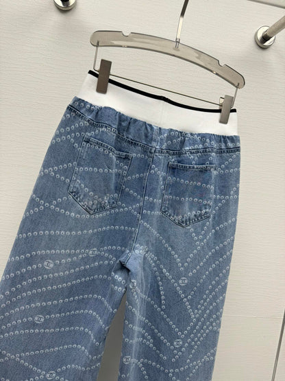 25SS Tencel denim straight leg pants