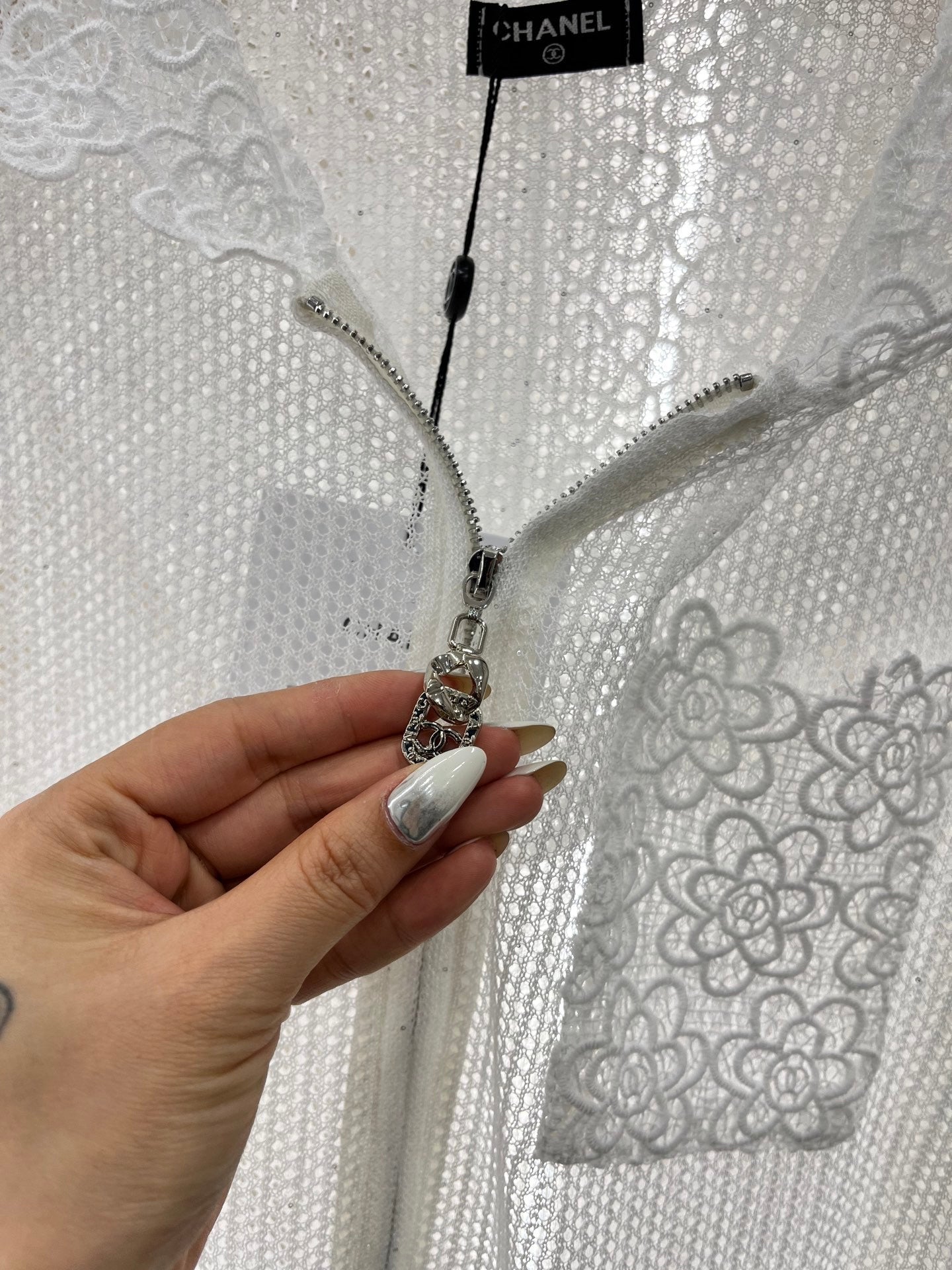2025 New Arrival Hooded Water-soluble Zipper Jacket