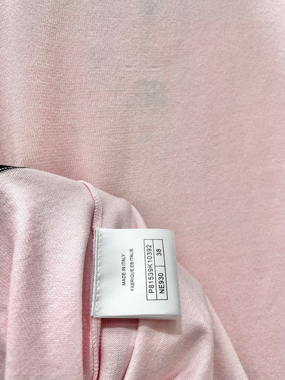 25 contrast color embroidered logo comfortable elastic versatile knitted short sleeves