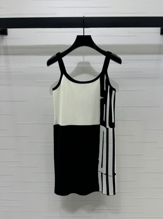 25 sling-back knit dress