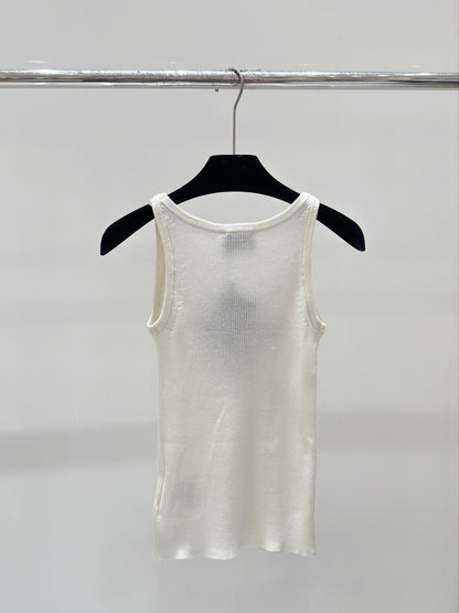 25Kanhua logo temperament small round neck contrasting color design suspender