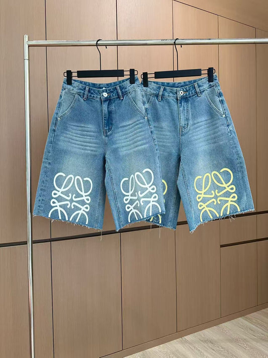 𝟐𝟎𝟐5 popular goddess style five-point raw edge jeans