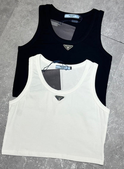 25 ss Triangular round neck versatile vest