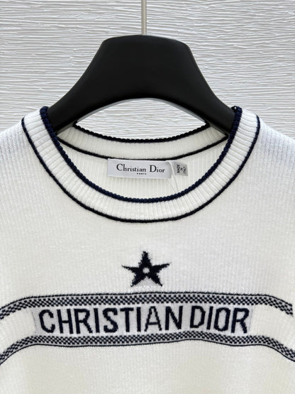 25 contrast color logo knitted short sleeves