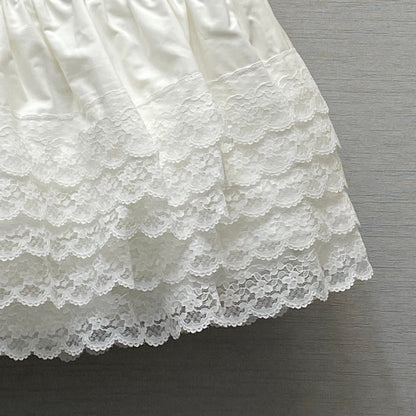 25ss Temperament high waist metal buckle embellishment layered design short skirt