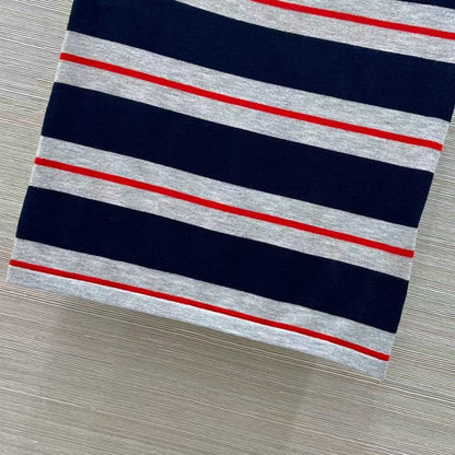 25 new Striped contrast knitted tube top