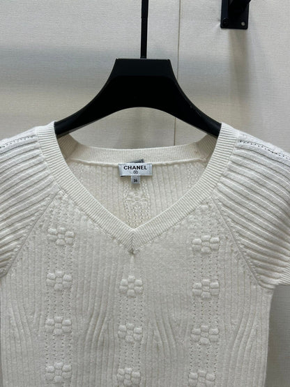25 New 3D crochet knit short sleeves