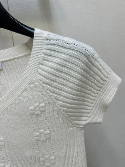 25 New 3D crochet knit short sleeves