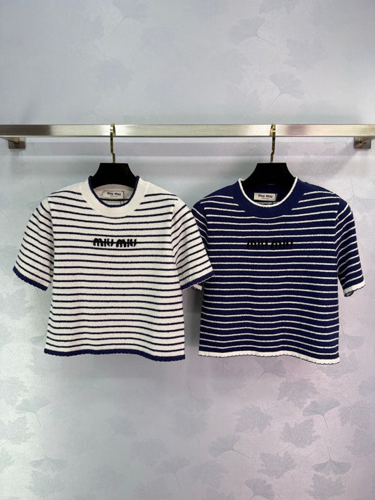 25 New Knitted Round Neck Short Sleeve