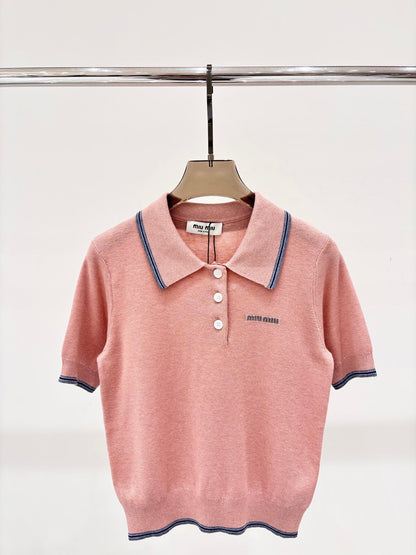 25 New Knitted Round Neck Short Sleeve