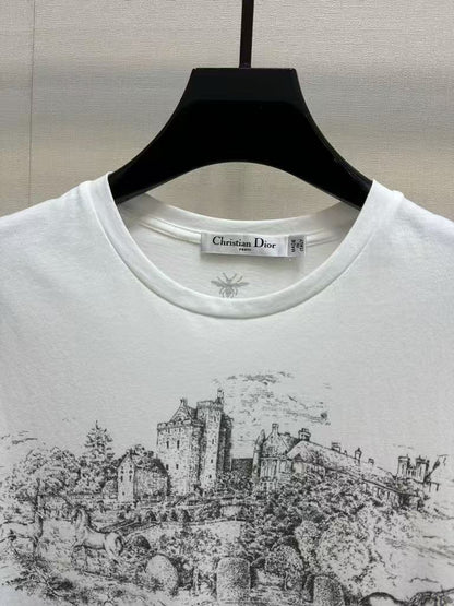 25 Round neck printed short sleeves 𝑇𝑒𝑒