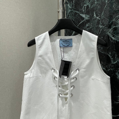 25 Drawstring vest skirt
