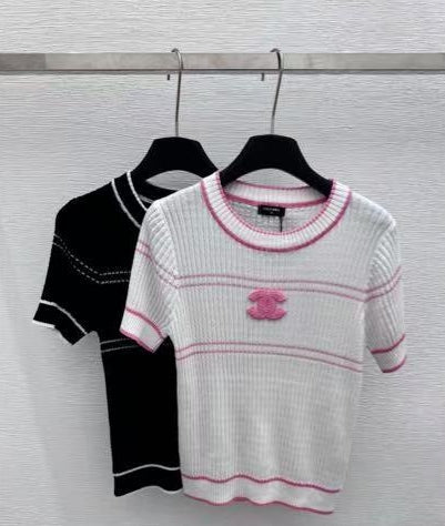25 Knitted short sleeves