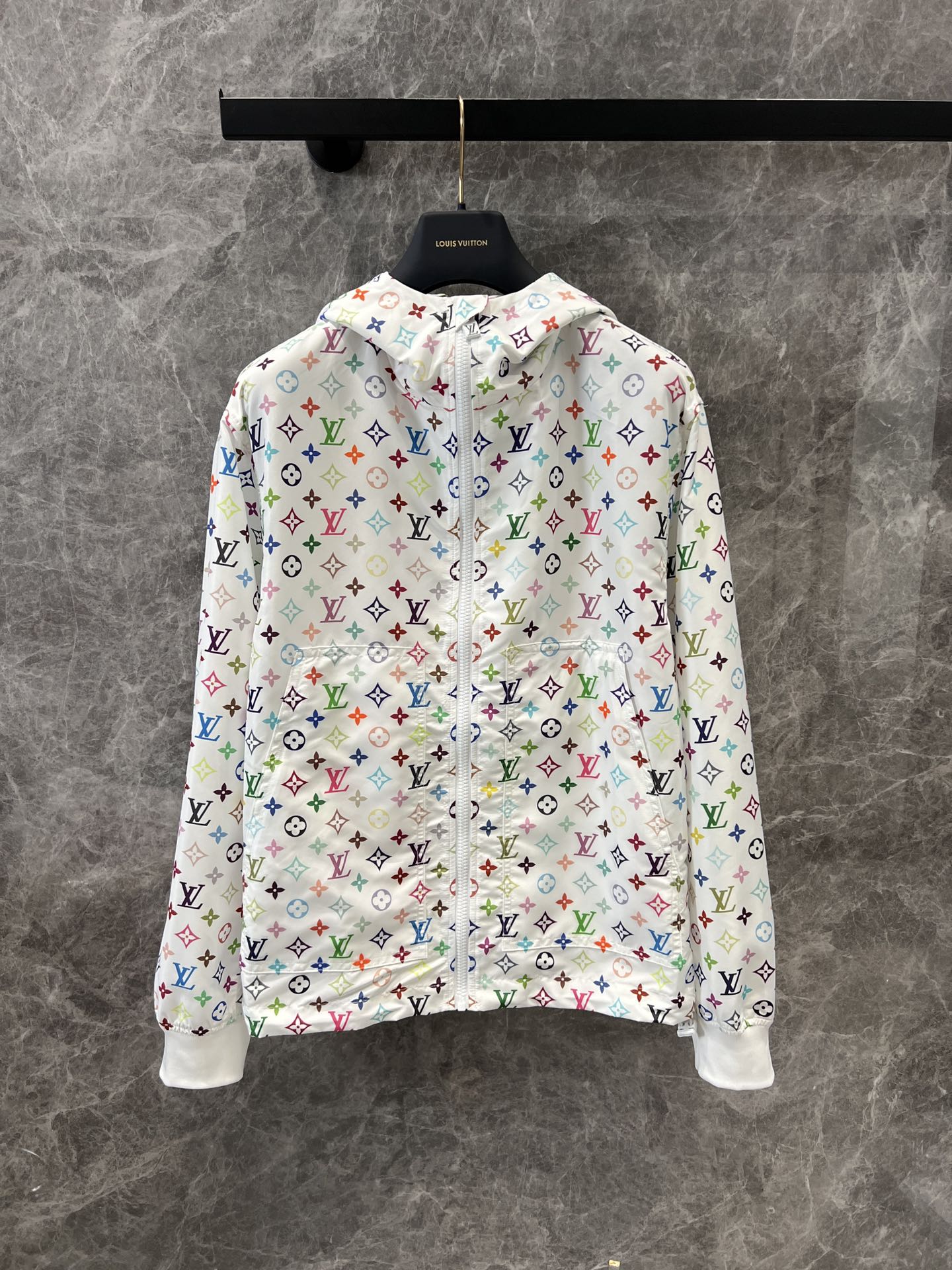 25 Monogram print technical windproof jacket