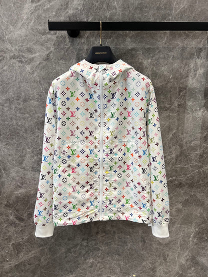 25 Monogram print technical windproof jacket