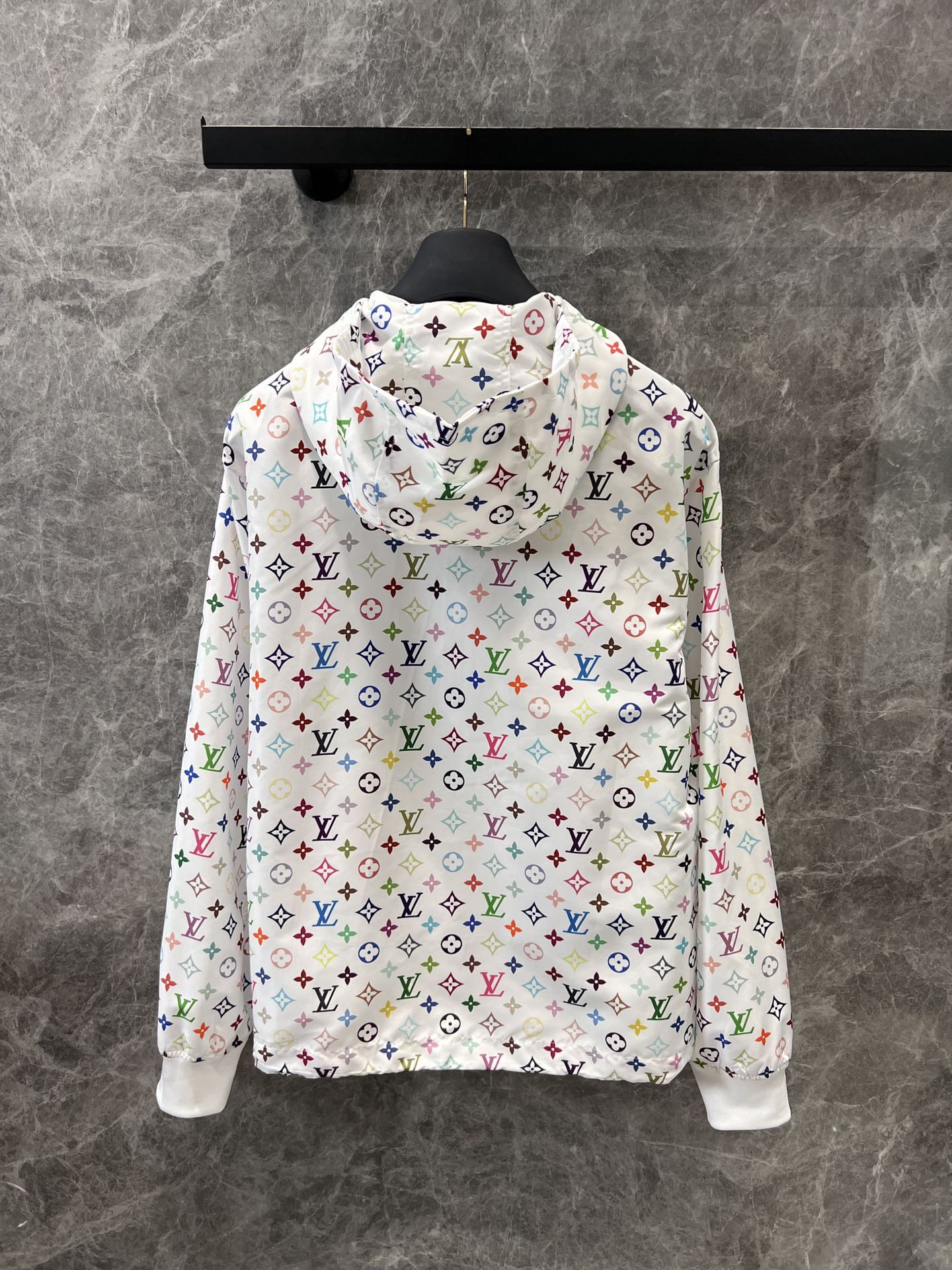 25 Monogram print technical windproof jacket