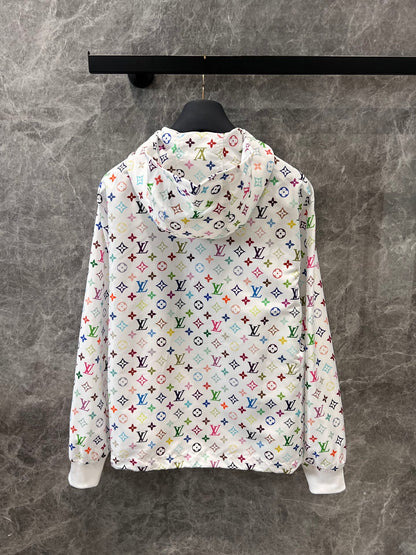 25 Monogram print technical windproof jacket