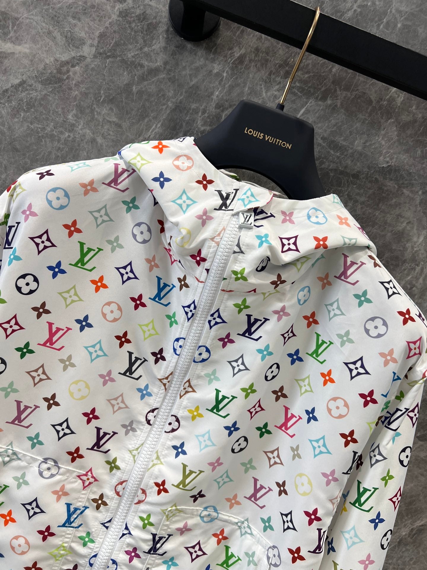 25 Monogram print technical windproof jacket
