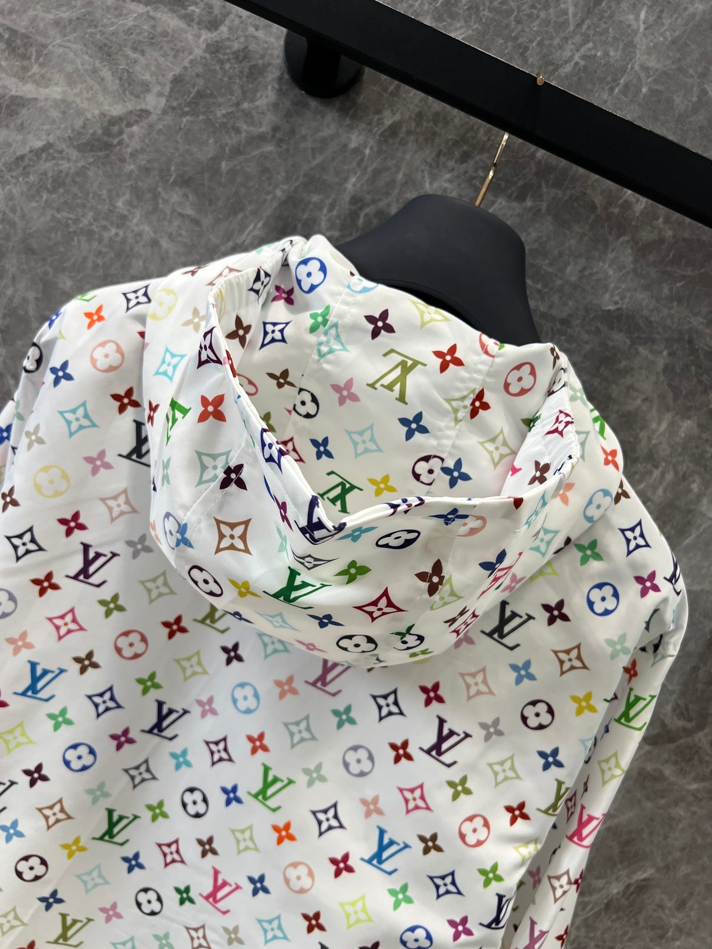 25 Monogram print technical windproof jacket