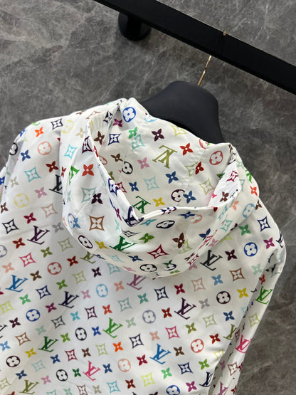 25 Monogram print technical windproof jacket