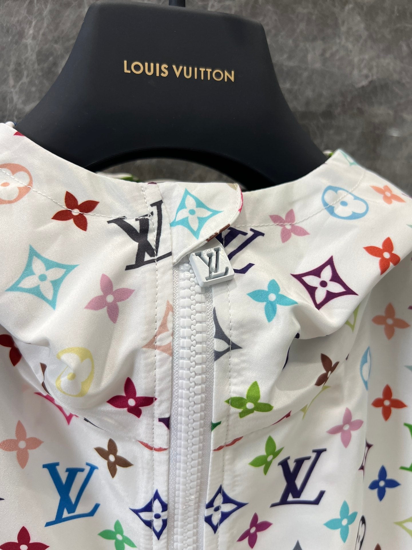 25 Monogram print technical windproof jacket