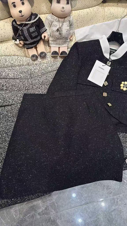 c 25 Short jacket+short skirt set