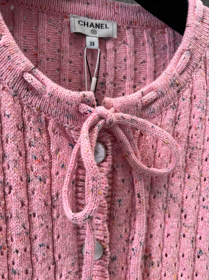 25Ss Early Spring New Product Heavy Craft Lace-up Pollen Cardigan