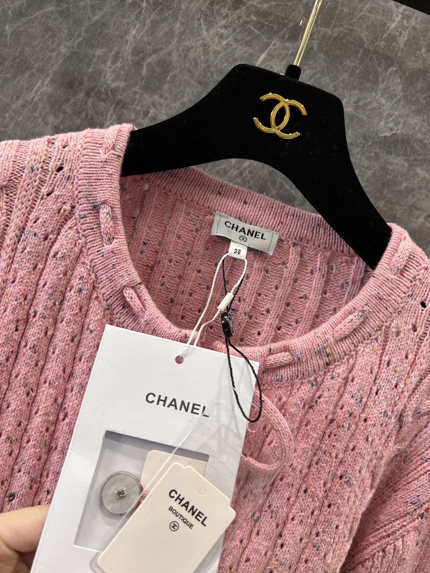 25Ss Early Spring New Product Heavy Craft Lace-up Pollen Cardigan