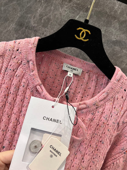 25Ss Early Spring New Product Heavy Craft Lace-up Pollen Cardigan