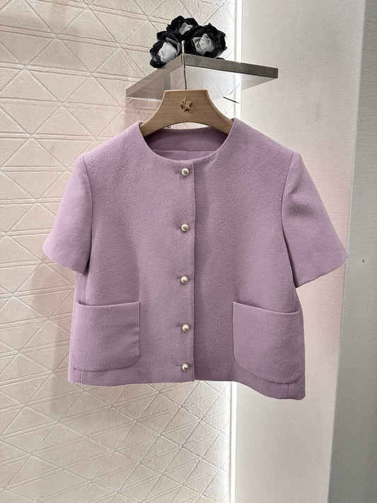25 round neck dress skirt suit
