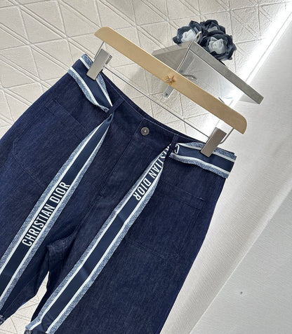 25 Denim short-sleeved shirt and shorts suit