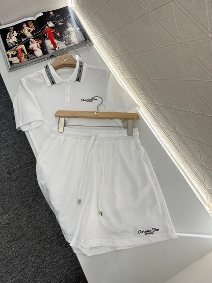 25 Lapel top and shorts set