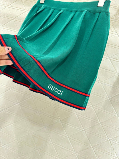 25 Lapel Short Sleeve Top Short Skirt Set