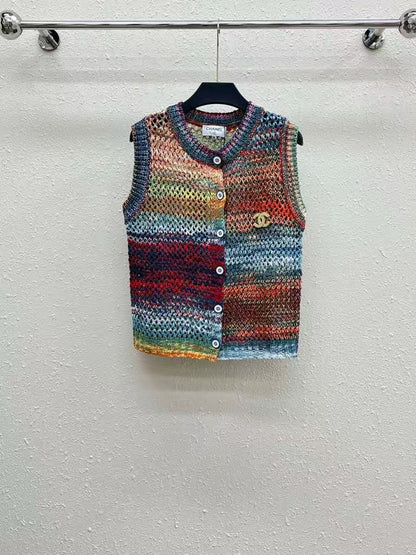 25  Round neck cardigan short sleeved shirt