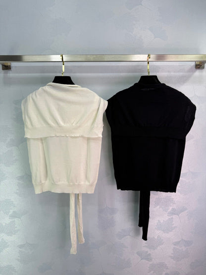 25 Sleeveless Knitted Tank Top