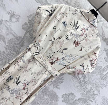 2025 New Arrivals Printed Belt Dress