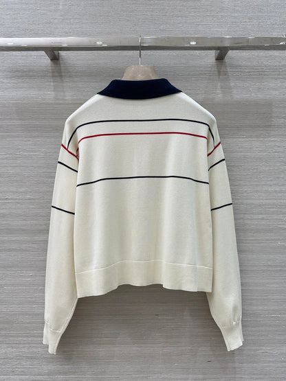25 Early Spring New Style College Style Knit Top