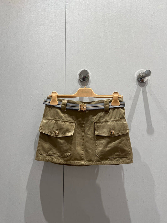 25Ss Spring and Summer New Style Intellectual Molecule Lapel Workwear Miniskirt