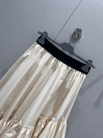 25ss spring and summer new irregular ruffle skirt