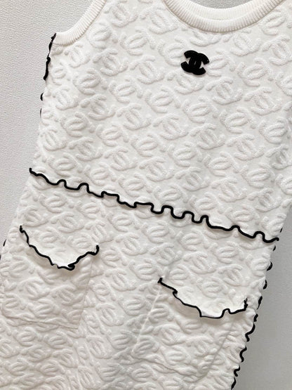 25 new summer sleeveless knitted dress