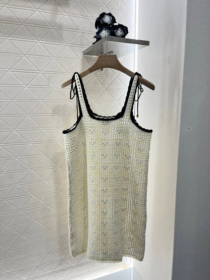 2025 Spring and Summer New Arrival Knitted Camisole Dress