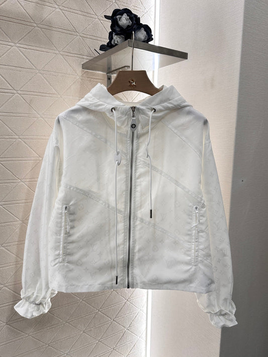 2025 Summer New Hooded Drawstring Sun Protection Jacket