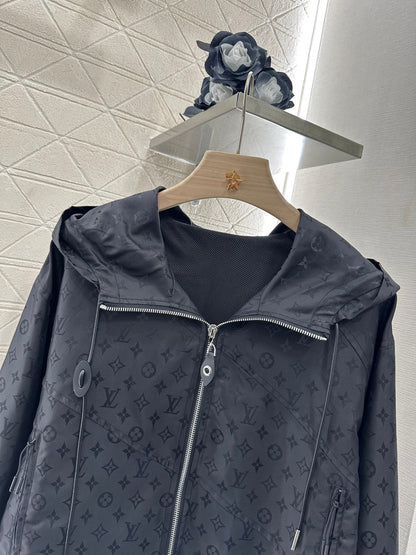 2025 Summer New Hooded Drawstring Sun Protection Jacket