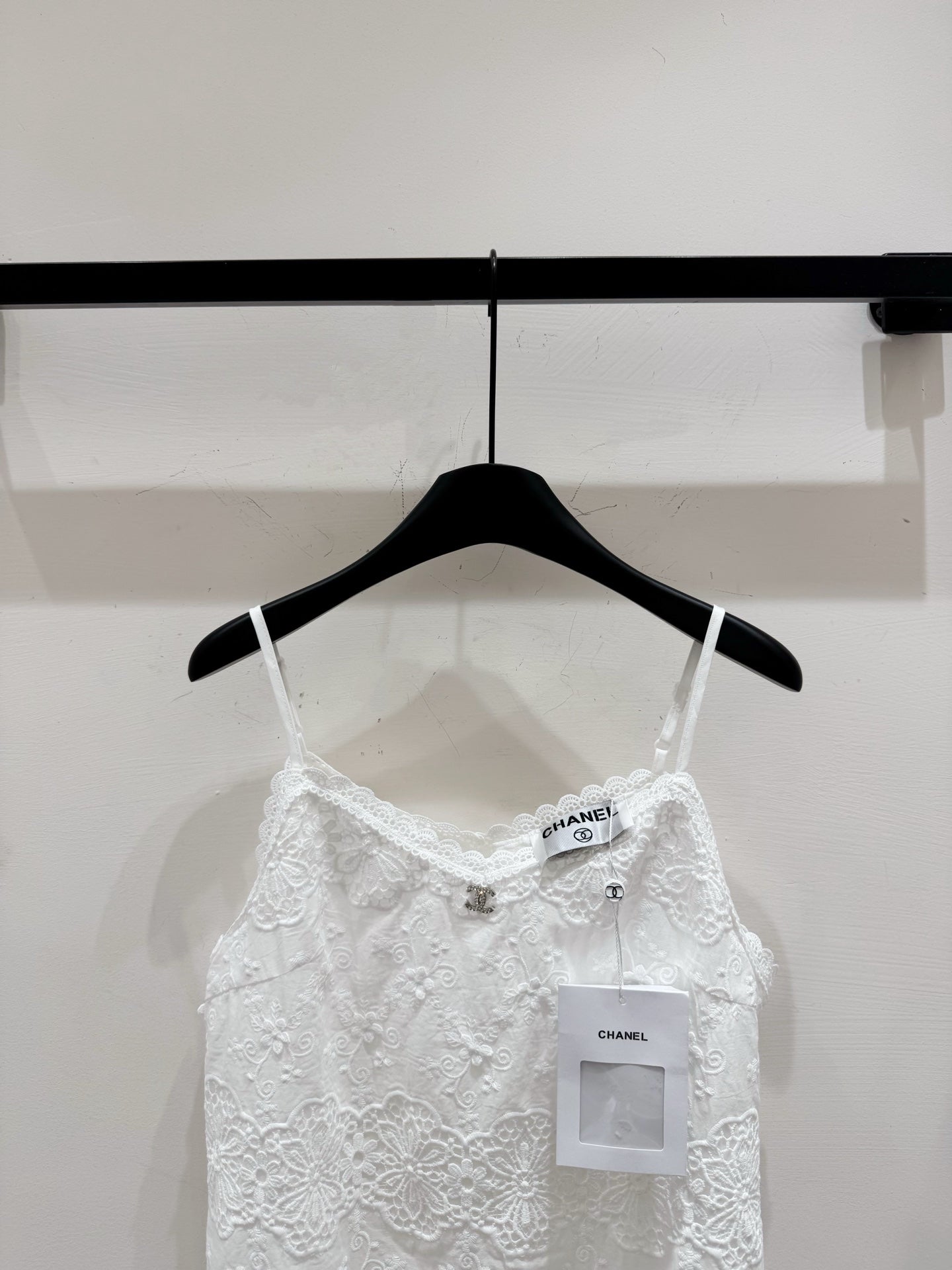 25ss Wave edge geometric embroidery jacquard small sling ➕ Skirt